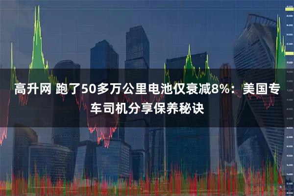 高升网 跑了50多万公里电池仅衰减8%：美国专车司机分享保养秘诀