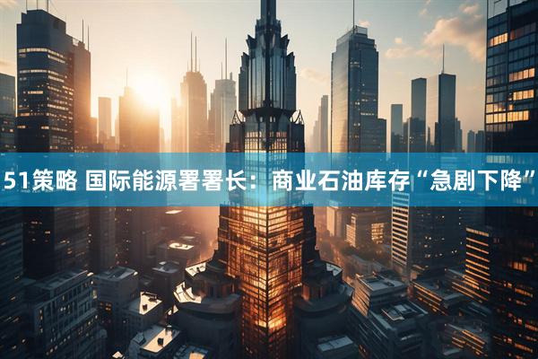 51策略 国际能源署署长：商业石油库存“急剧下降”